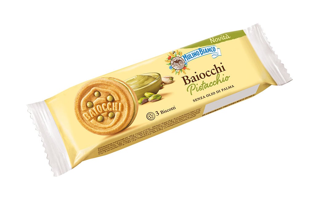 Mulino Bianco Baiocchi al pistacchio 56 gr